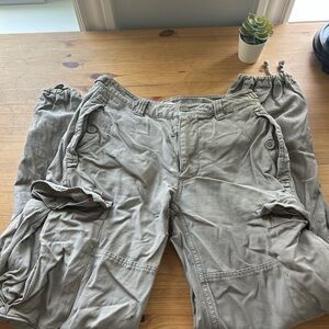 TNA taupe cargo pants
